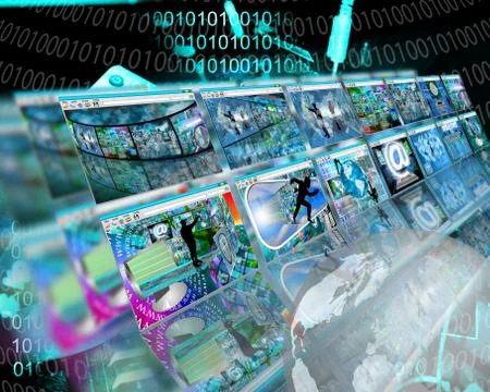 Interface sites Illustrazione stock