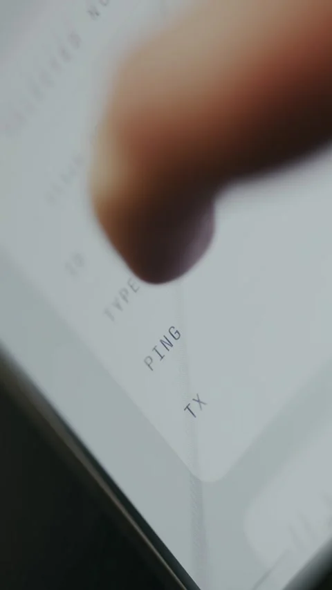 Interface used to manage network nodes Stock Footage 335485616