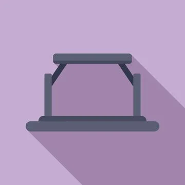 Interface vr platform icon flat vector. Game tech cyber Stock Illustration