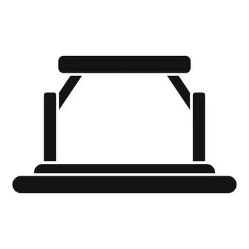 Interface vr platform icon simple vector. Game tech cyber Stock Illustration