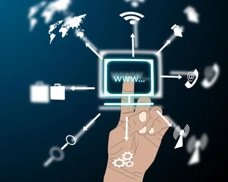 Interface web icons 스톡 일러스트