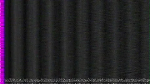 Interference and glitch. Glitch and TV interference frame. Stock Footage 149859683