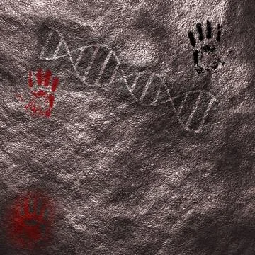 Interference with DNA Stock Illustration