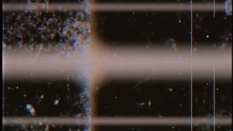 Interference on the TV screen Video stock 243663584