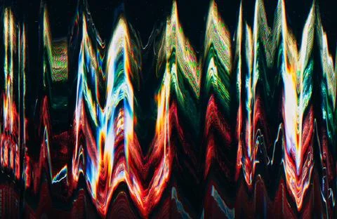 Interference vibration glitch noise digital Stock Illustration