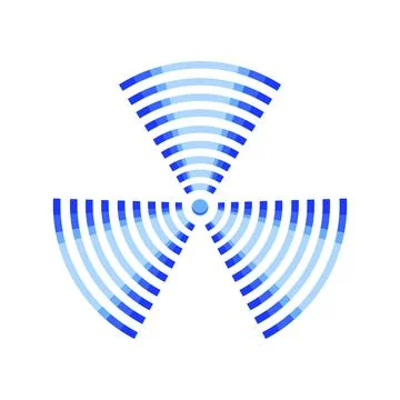 Interference wireless signal wave cartoon vector illustration Stock Illustration