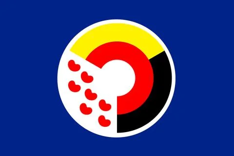 Interfrisian Flag Illustrazione stock