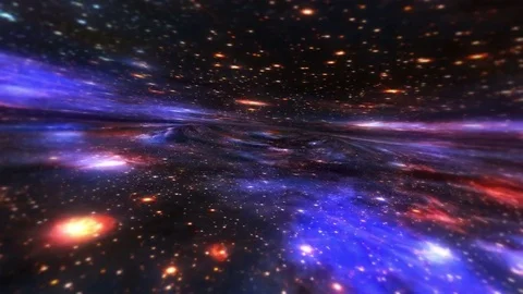 Intergalactic Space Flight Stock Footage 80992212