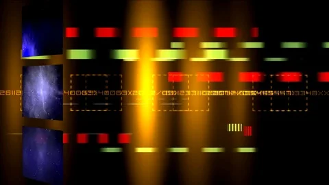 Intergalactic space. Video wall Stock Footage 70830660