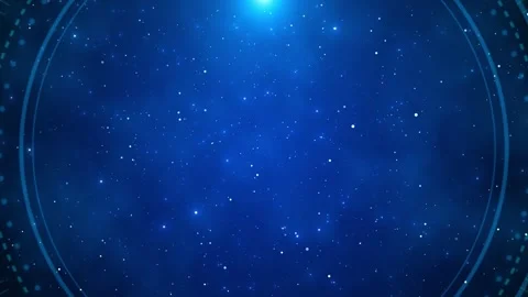 Intergalactic travel glowing clusters stars galaxies reaches universe. Animated Stock Footage 312192385