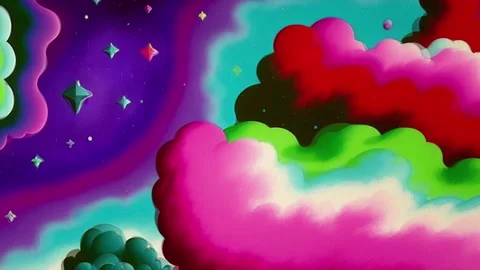 Intergalactic Waves 002 Stock Footage 243382404