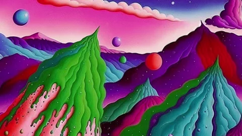 Intergalactic Waves 004 Stock Footage 243382348