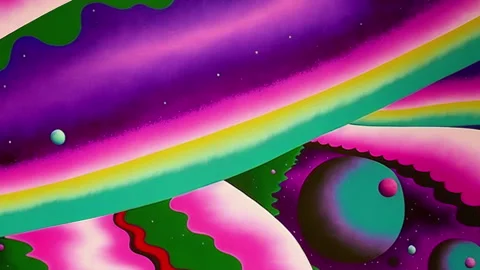 Intergalactic Waves 009 Stock Footage 243386314