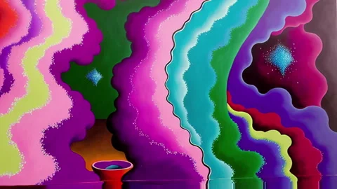 Intergalactic Waves 010 Stock Footage 243386344