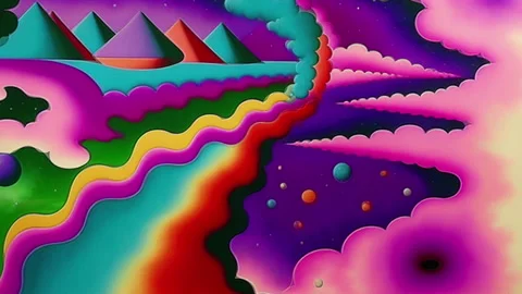 Intergalactic Waves 011 Stock Footage 243386347