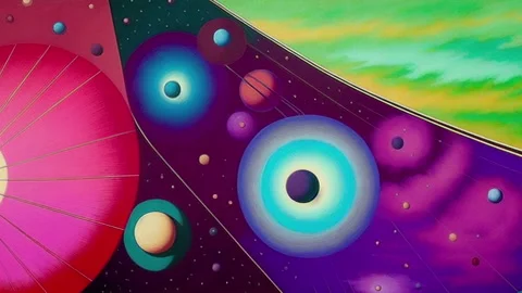 Intergalactic Waves 013 Stock Footage 243388277