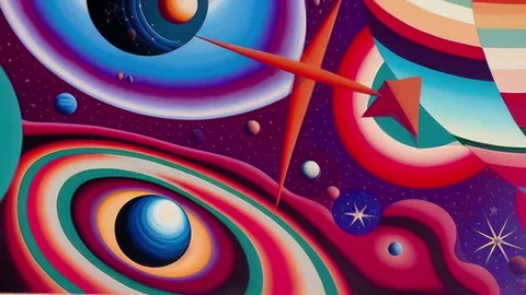 Intergalactic Waves 018 Stock Footage 243391391