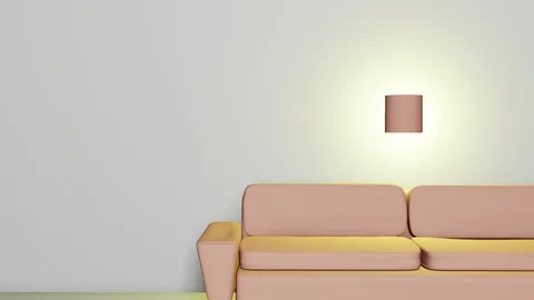 Interior 3D room Stock Footage 105047559