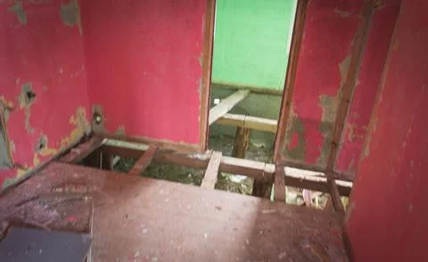 Interior abandoned building Foto stock