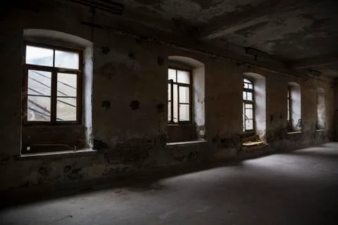 Interior of an abandoned building Stock Photos