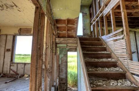 Interior Abandoned house Stock Photos