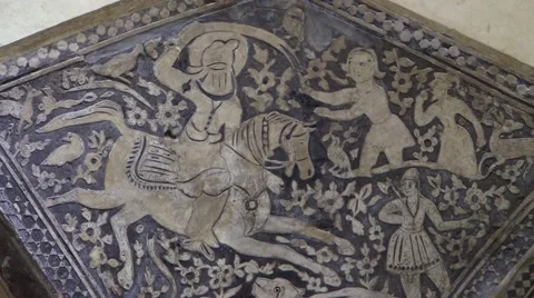 Interior of Ali Ebn-e Hamze Shrine, Shiraz, Iran 動画素材 46787032