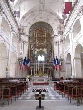 Interior of the Altar of the Great Cathedral Stock Photos