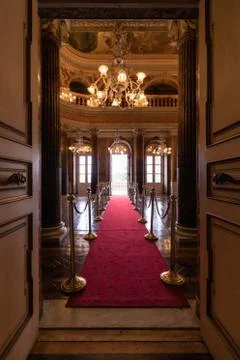 Interior of the Amazonas theater Stock Photos