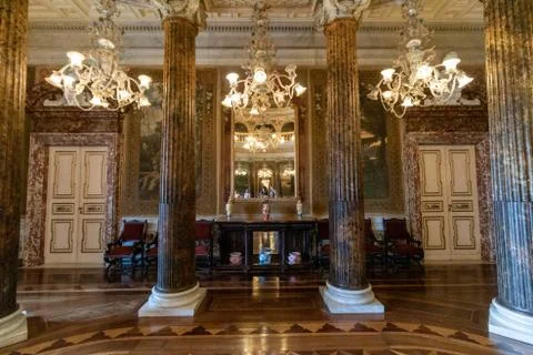 Interior of the Amazonas theater Stock Photos