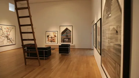 Interior Art Space Video stock 40815077