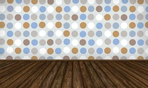 Interior background with complementary colors Illustrazione stock