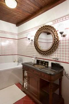 Interior of a bathroom Foto stock