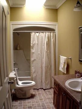 Interior of bathroom Stock Photos