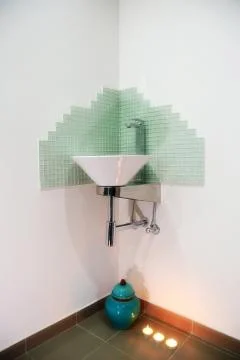 Interior of a bathroom Stock Photos