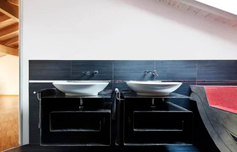 Interior bathroom Stock Photos