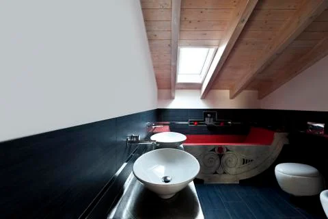 Interior bathroom Stock Photos