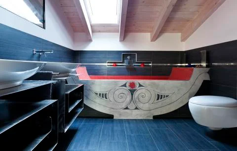 Interior bathroom Foto stock