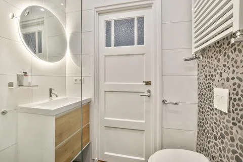 The interior of the bathroom Stock Photos
