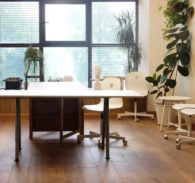 Interior of beautiful modern office Stock Photos