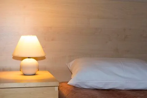 Interior bed light Stock Photos