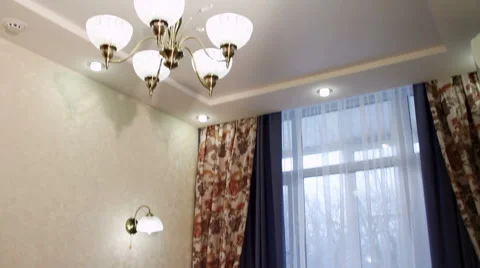 The interior of bedroom Stock-Footage 64018352