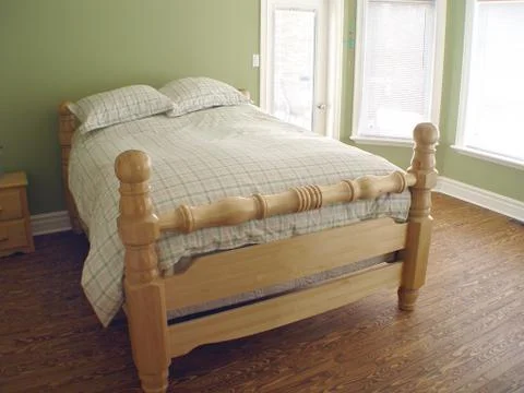 Interior of bedroom Stock Photos