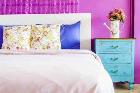 Interior bedroom Foto stock