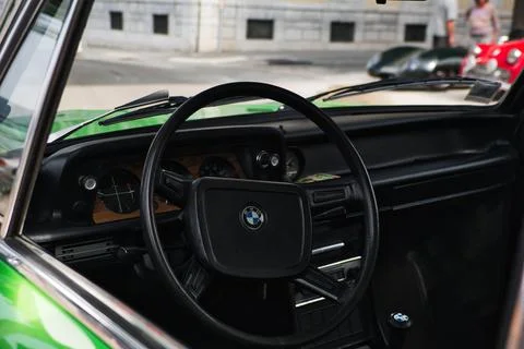 Interior of a BMW 2002 Ti Stock Photos