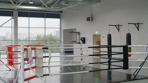 Interior of Boxing Gym Vidéo 119085895