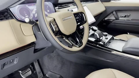 Interior of a brand new car Stock Footage 251972841