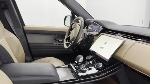 Interior of a brand new car Stock Footage 251972869