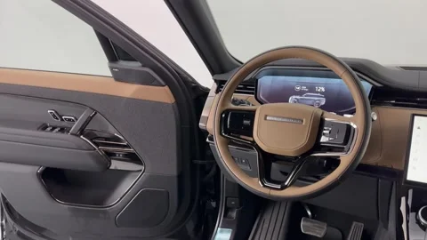 Interior of a brand new car Stock Footage 251972876