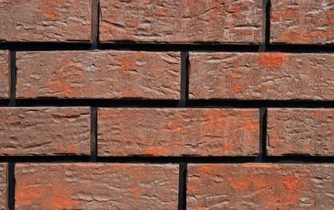 Interior brick wall tint bleached vintage style abstract background texture Stock Photos