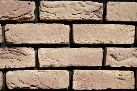 Interior brick wall tint bleached vintage style abstract background texture Stock Photos